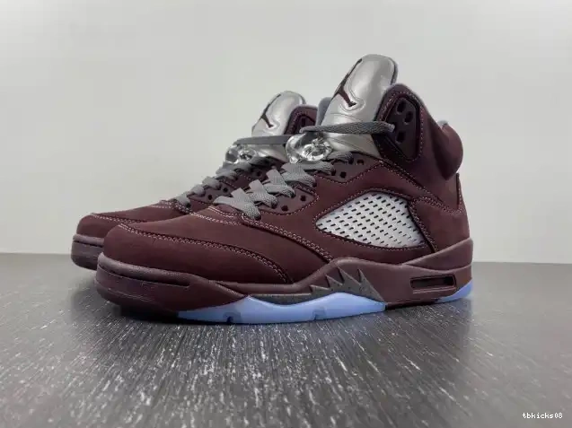 Reps TBkick Jordan 5 Burgundy Air DZ4131-600 0608
